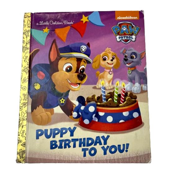 Little Golden Book, Nickelodeon Paw Patrol, Puppy Birthday to You, 2016 - Picture 1 of 5